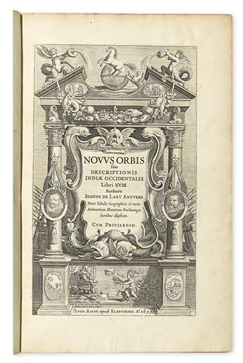 de LAET, JOHANNES. Novus Orbis seu Descriptionis Indiae Occidentalis. Libri XVII.